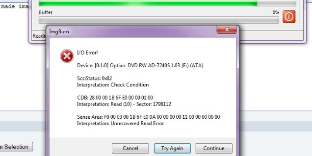 Ошибка диска Xbox 360
