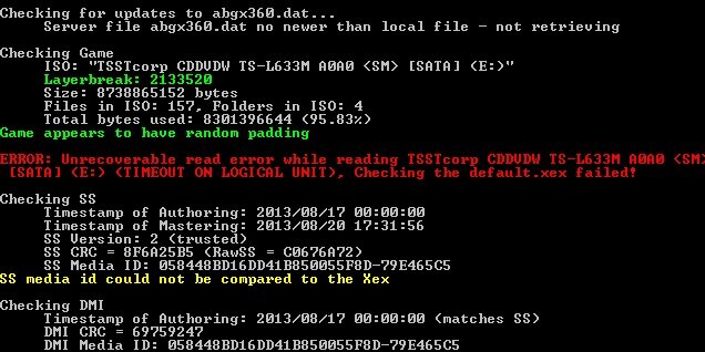 Ошибка диска Xbox 360