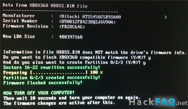 Жесткий диск для Xbox 360 прошивка